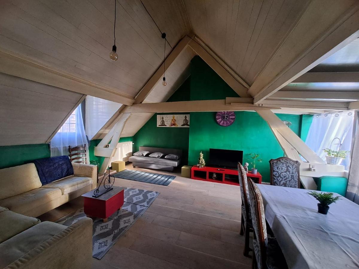 The Green Retromodern Duplex Apartment Антверпен Екстериор снимка