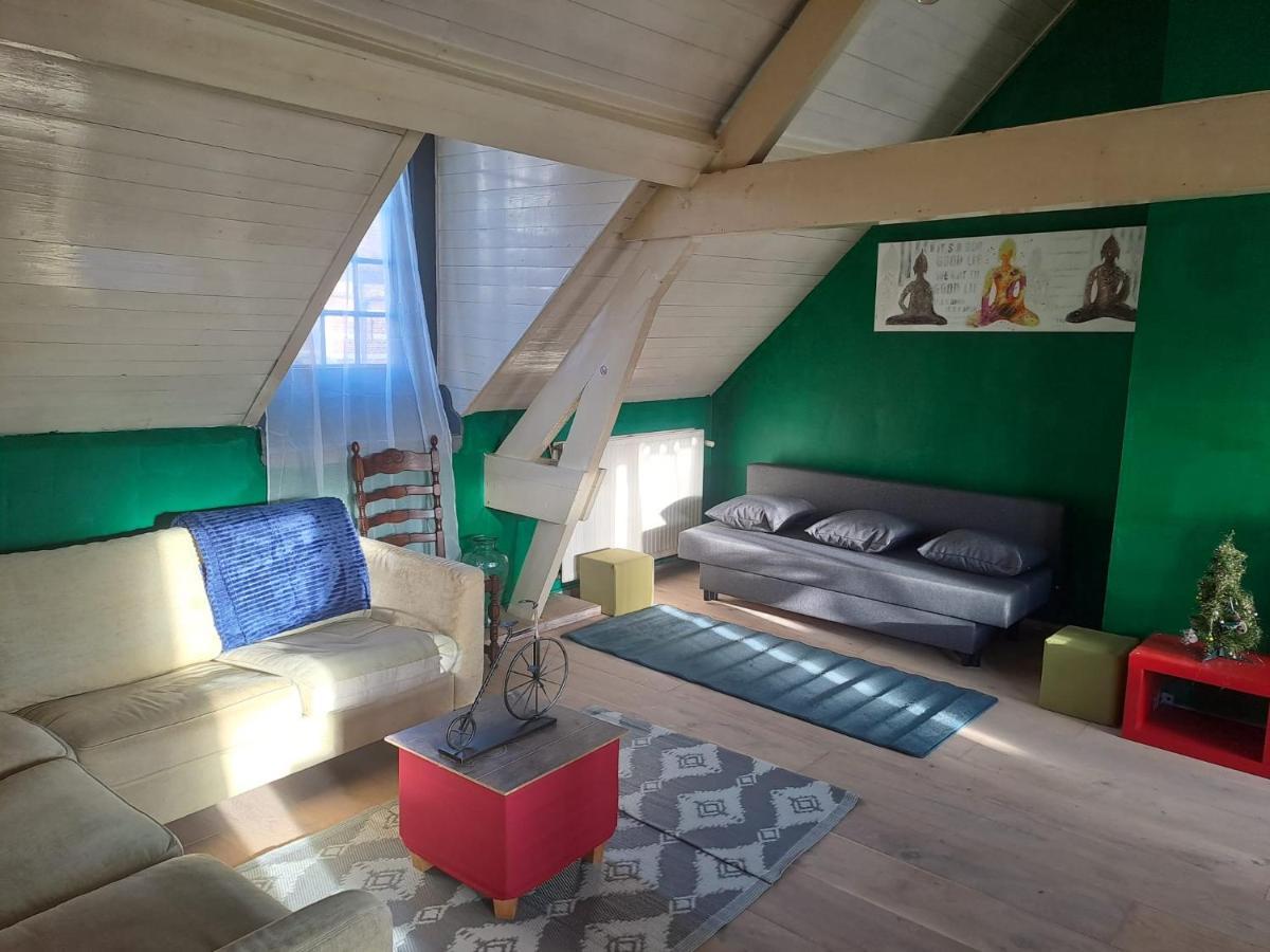 The Green Retromodern Duplex Apartment Антверпен Екстериор снимка